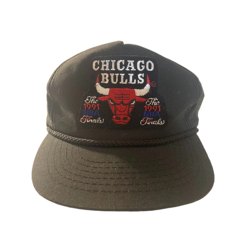 Rare Vintage Chicago Bulls 1991 NBA Snapback Hat Cap